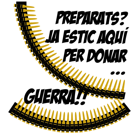 ¿Preparados? Ya estoy aquí, para dar... ¡¡Guerra!!